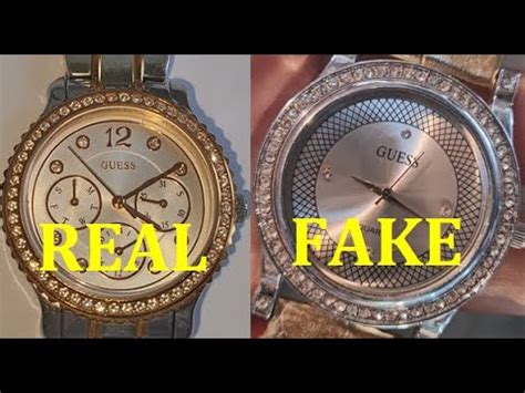 guess watch original vs fake|how to tell if watches are fake.